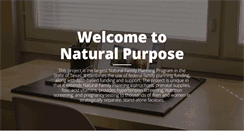 Desktop Screenshot of naturalpurpose.org